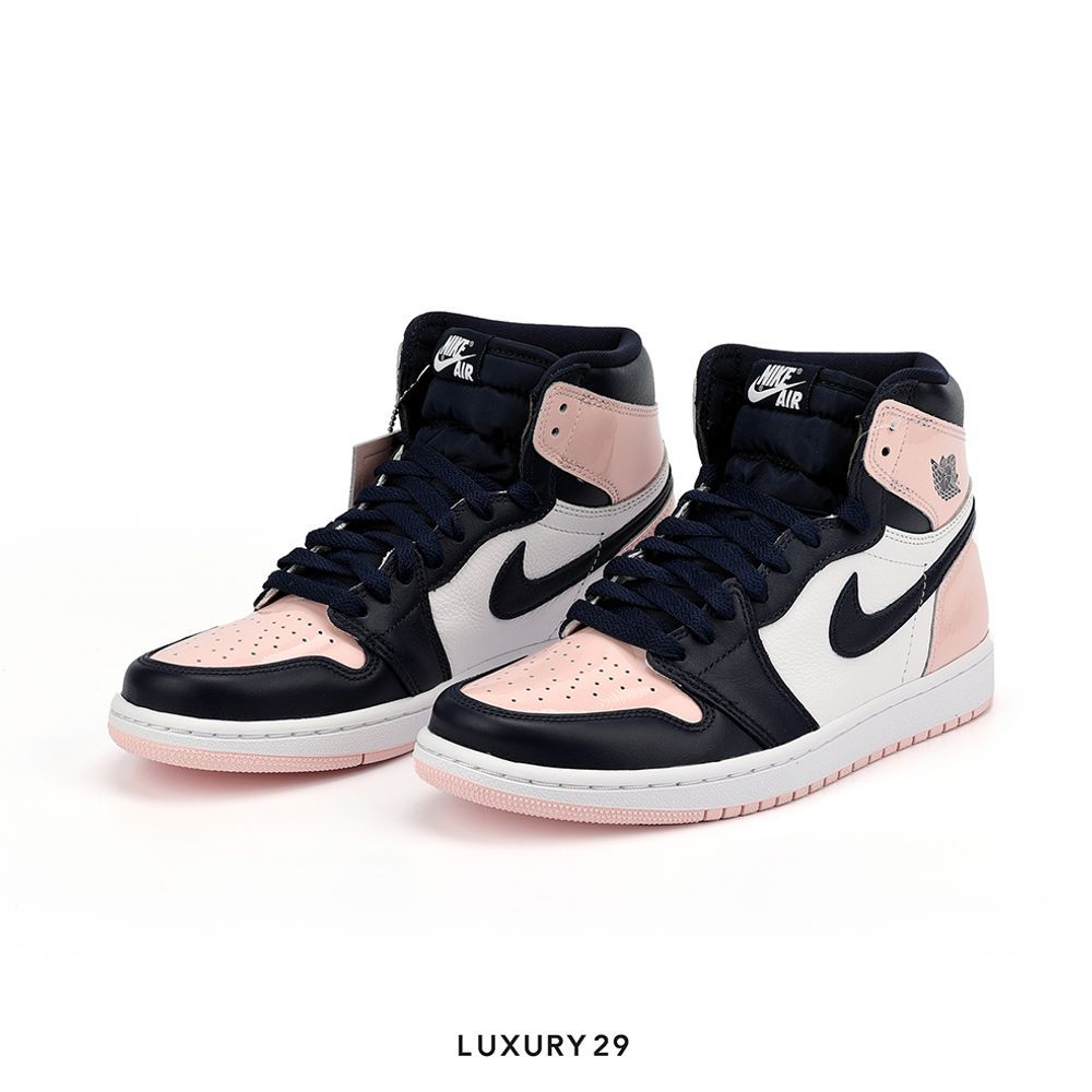 Nike Jordan 1 Retro High OG Atmosphere (Women's)(36.5, Pink)