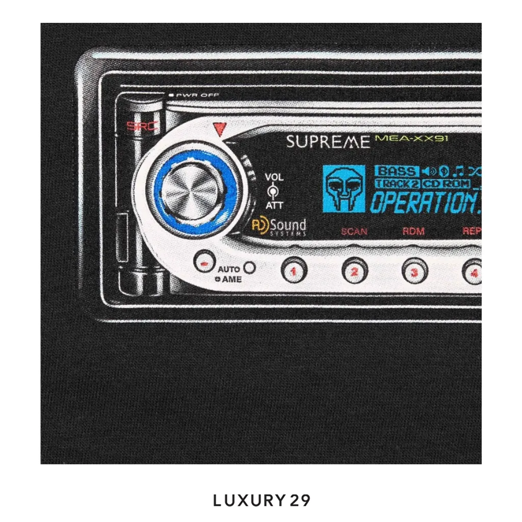 Supreme Receiver Tee Black(M, Black)