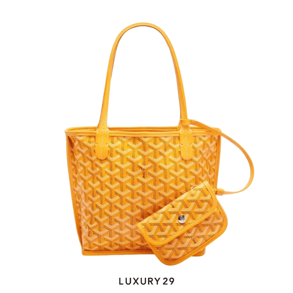 Goyard Anjou Mini Bag Yellow(Mini, Yellow)