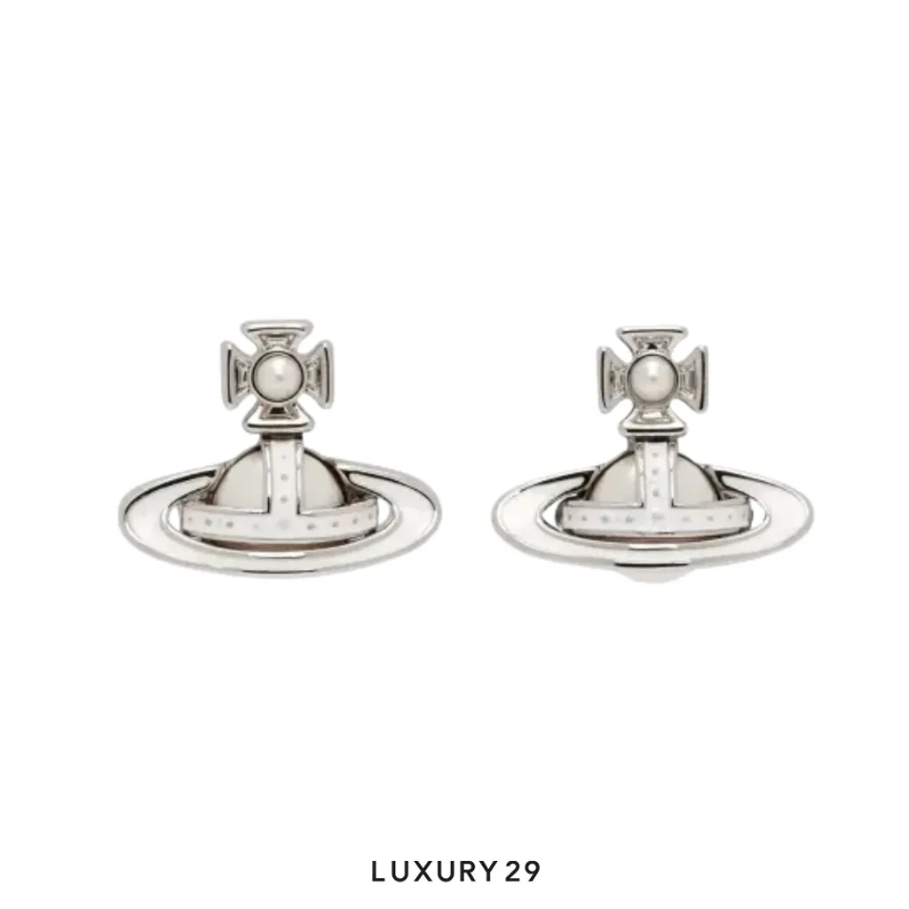 Vivienne Westwood simonetta bas relief silver/White(Free Size, White)