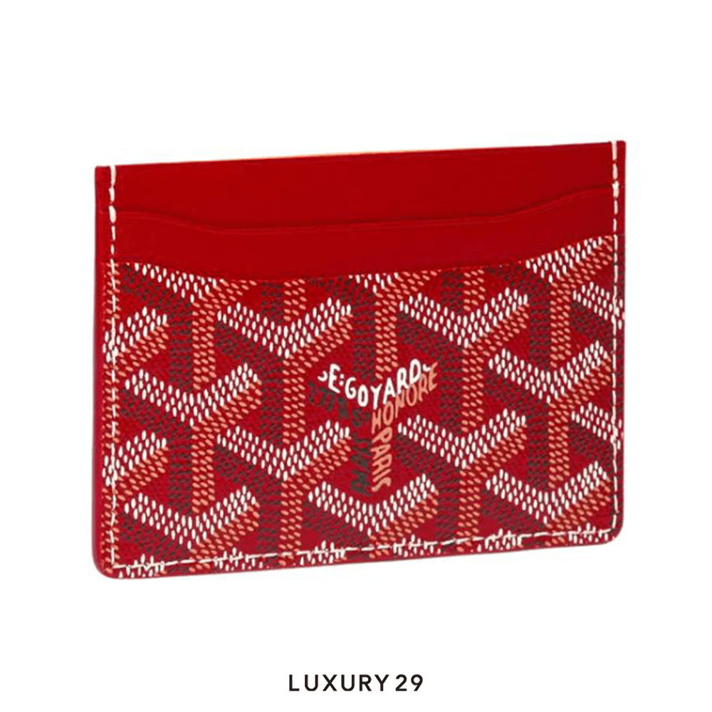 Goyard Saint-Sulpice Card Wallet Red(Small, Red)