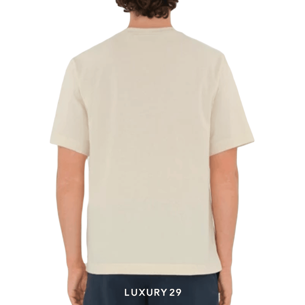 Burberry Logo Cotton T-shirt in Tundra(L, Neutrals)