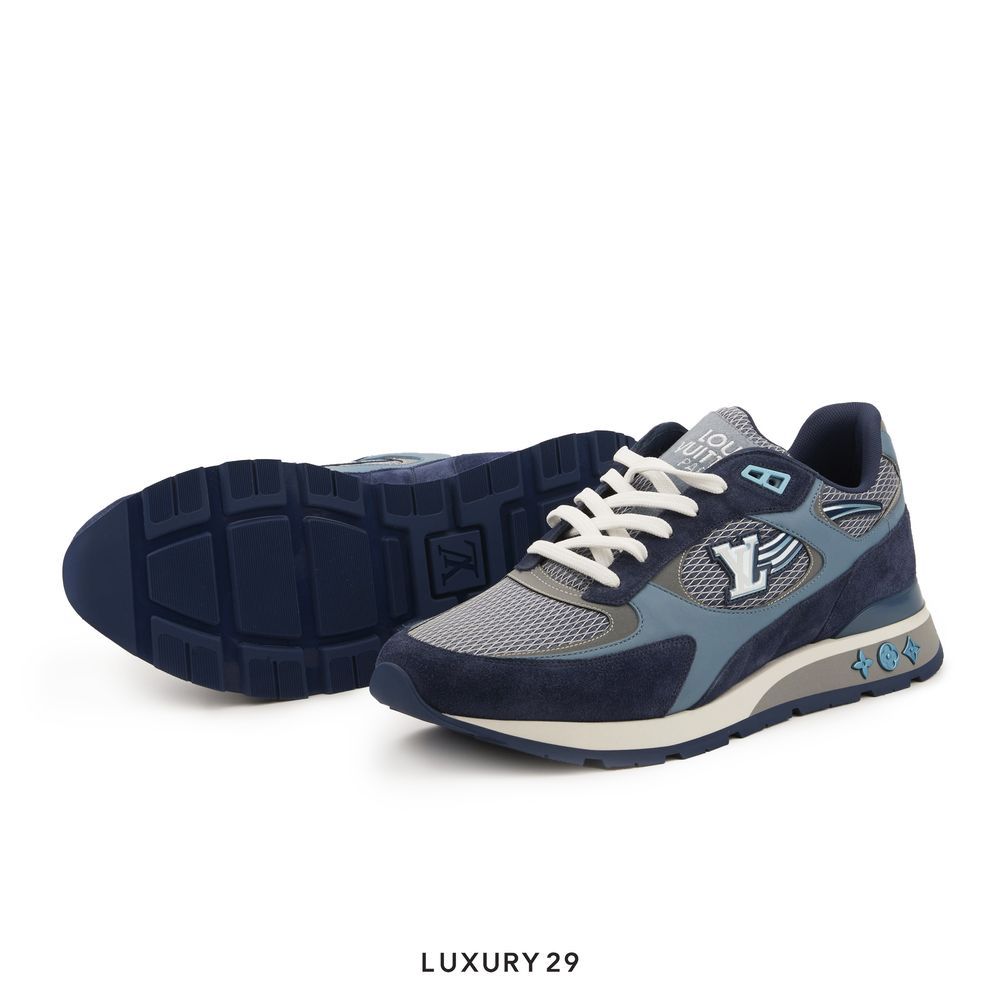 Louis Vuitton LV Run Away Trainers Marine(M)(43, Blue)