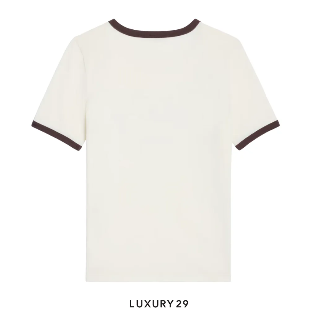 Celine blason 70s t-shirt in cotton jersey White(XS, White)