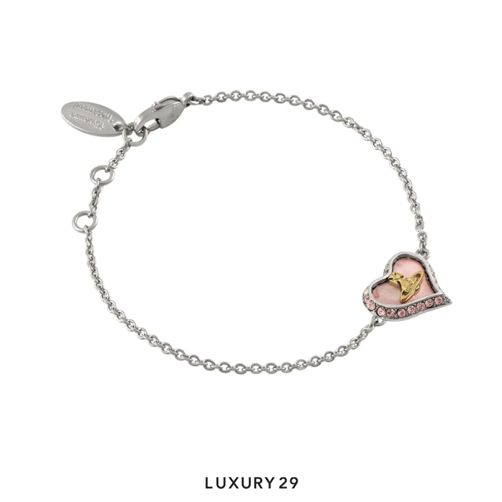 Vivienne westwood Petra Bracelet SS25 WH U (SET8)(Free Size, Pink)