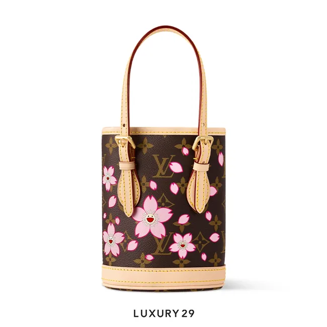 LOUIS VUITTON LV x TM - Nano Bucket Bag Sakura Brown
