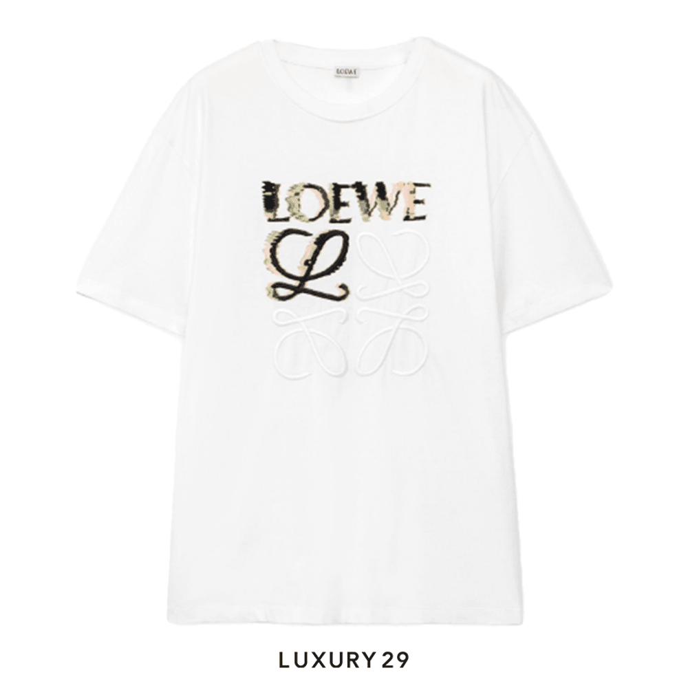 Loewe Relaxed fit T-shirt in cotton White/Multicolor(M, White)