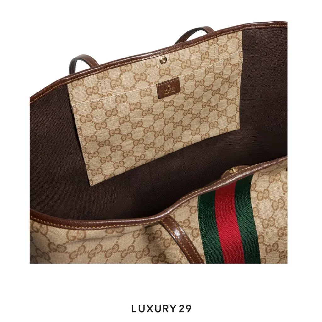 Gucci Tribeca large tote bag Brown(Large, Brown)