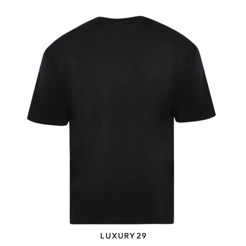 Amiri  Spliced Logo Eagle Tee Black(M, Black)