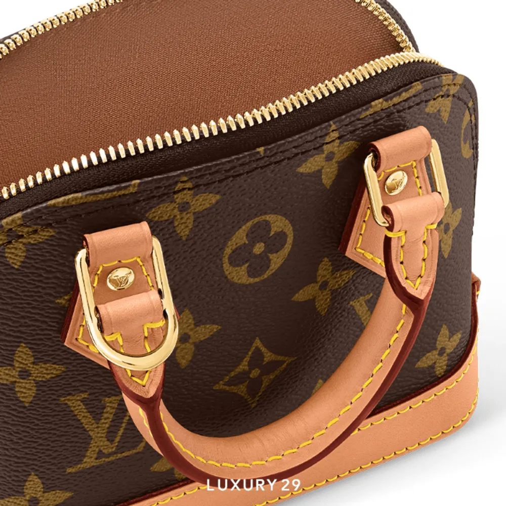 Louis Vuitton LV Nano Alma Bag(Mini, Brown)