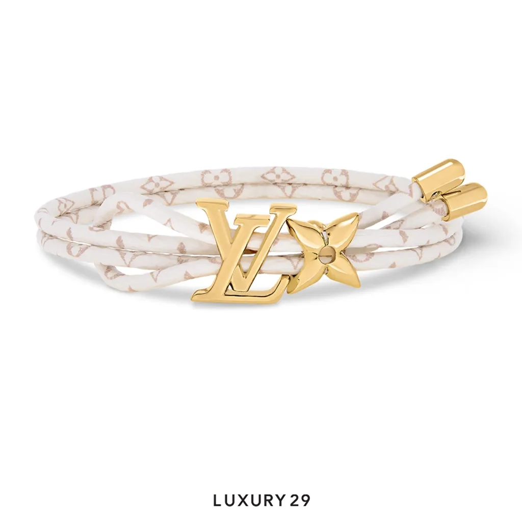Louis Vuitton LV Bloom Bracelet Dune(Free Size, White)