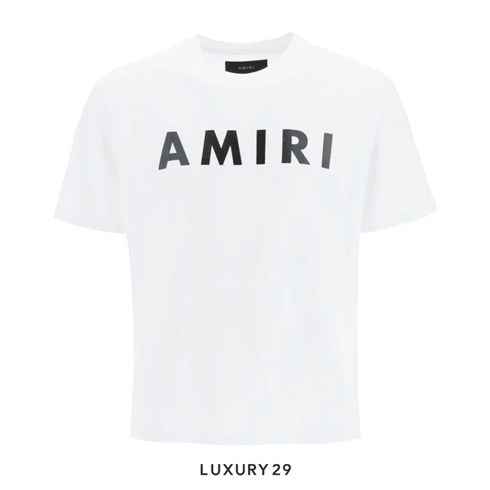 Amiri logo-print short-sleeve T-shirt(S, White)