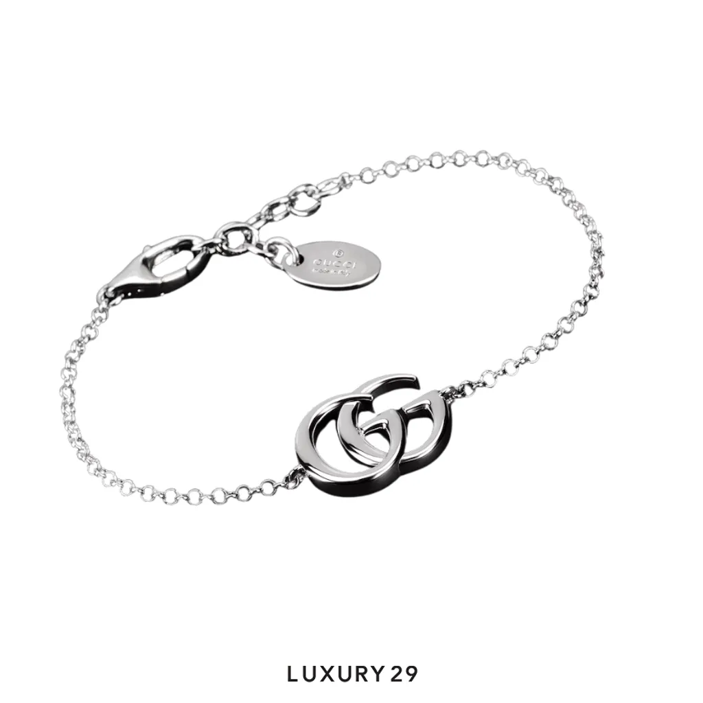 Gucci GG Marmont chain bracelet Silver(Free Size, Silver)