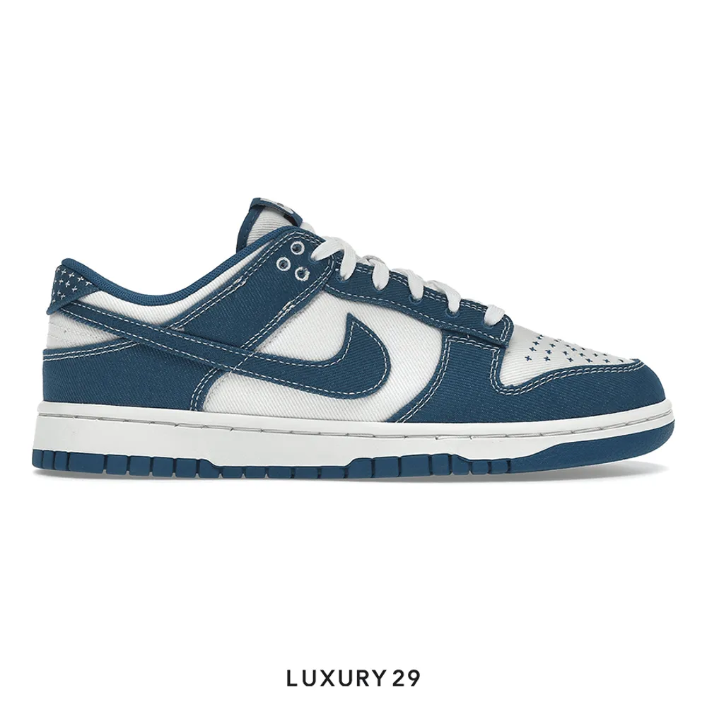 Nike Dunk Low Industrial Blue Sashiko(41, Blue)