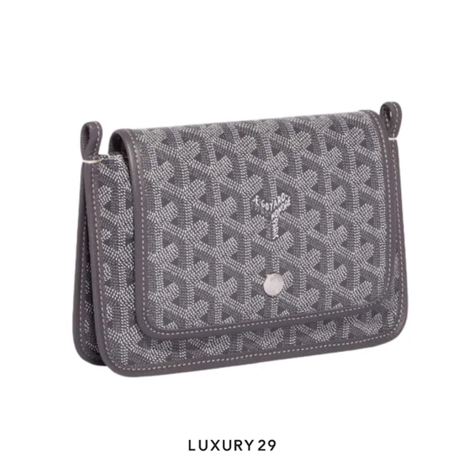 Goyard Plumet Pocket Wallet Grey