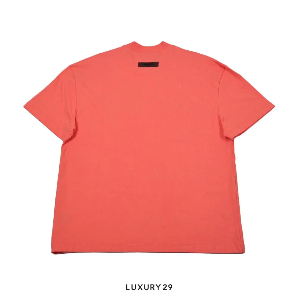 Essentials Fear Of God T-Shirt Coral(2XS, Orange)