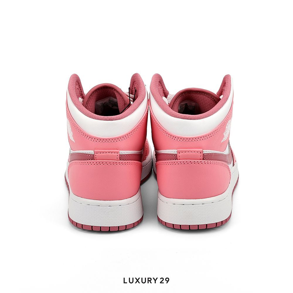 Nike Jordan 1 Mid Valentine's Day (2023) (GS)(W)(38, Pink)