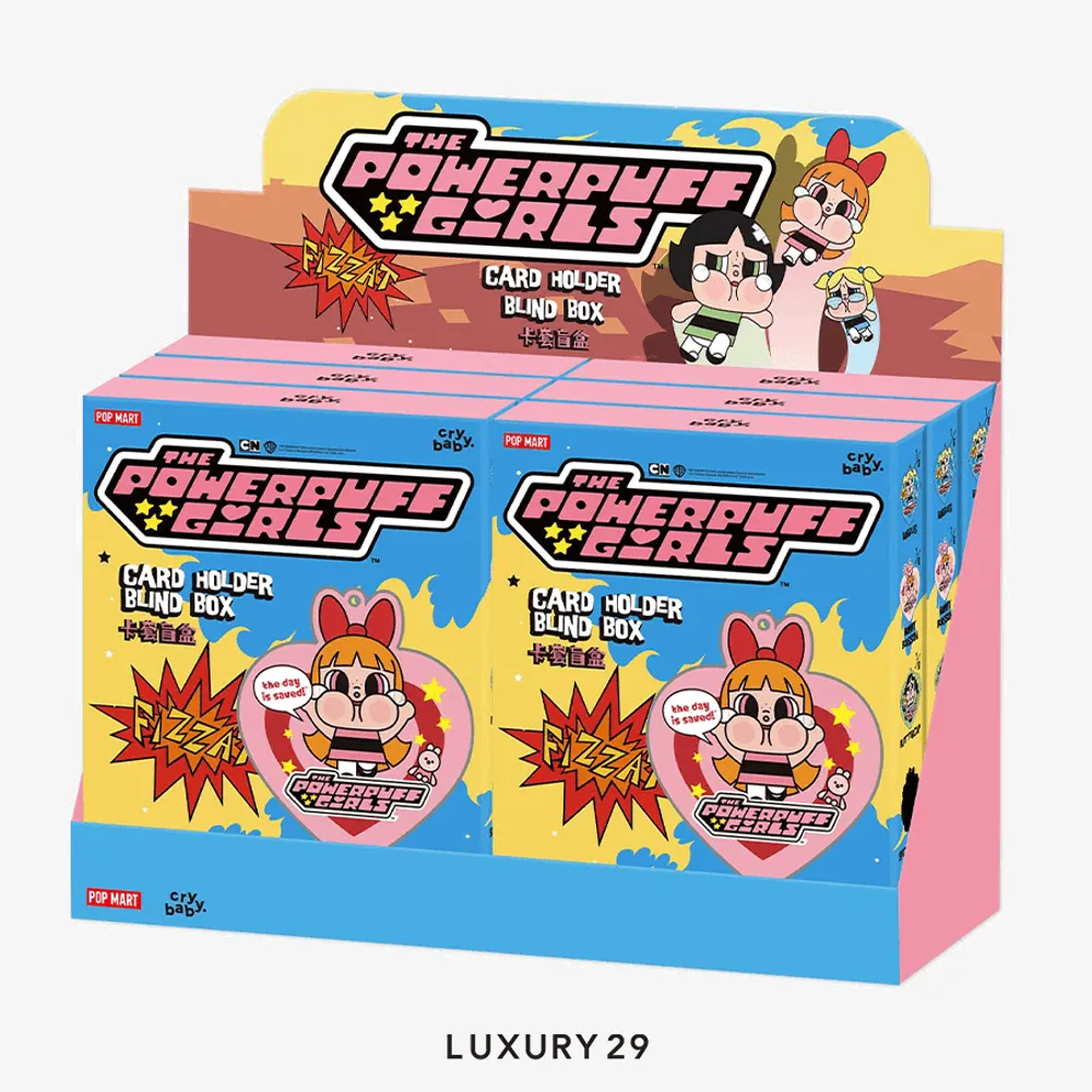 Pop Mart CRYBABY x Powerpuff Girls Series-Card Holder Blind Box(Small, Multicolour)