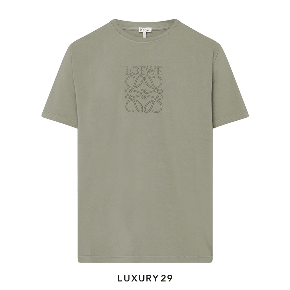 Loewe Relaxed fit T-shirt in cotton Platinum(S, Grey)