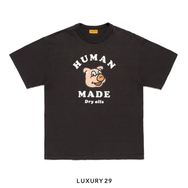 Human Made standard slub yarn T-shirt Black