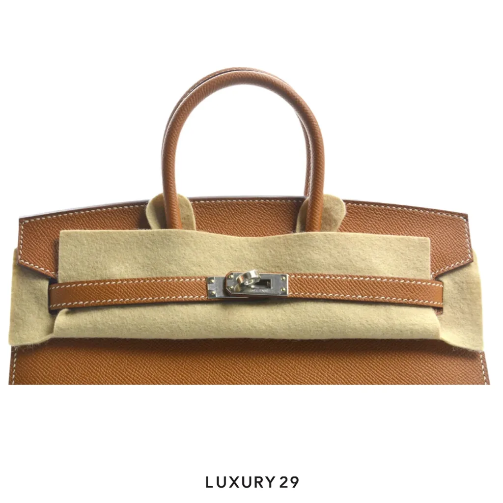 Hermes Birkin 25 Gold Epsom Palladium Hardware / B Stamp (2023)(Small, Gold)