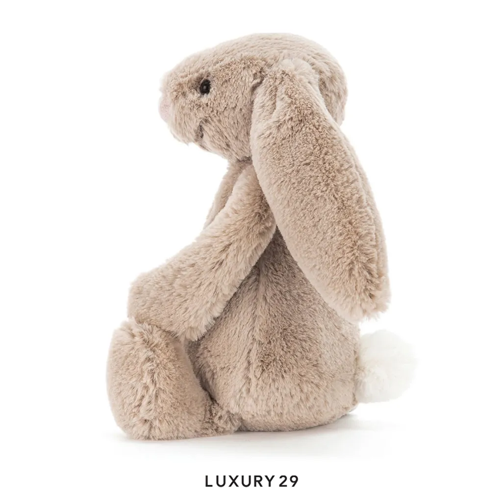 JellyCat Bashful Beige Bunny(Small, Brown)