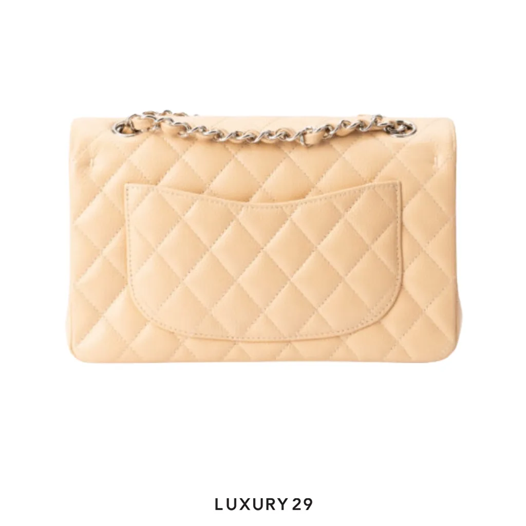 Chanel Classic Double Flap Bag Small Beige SHW(Small, Neutrals)
