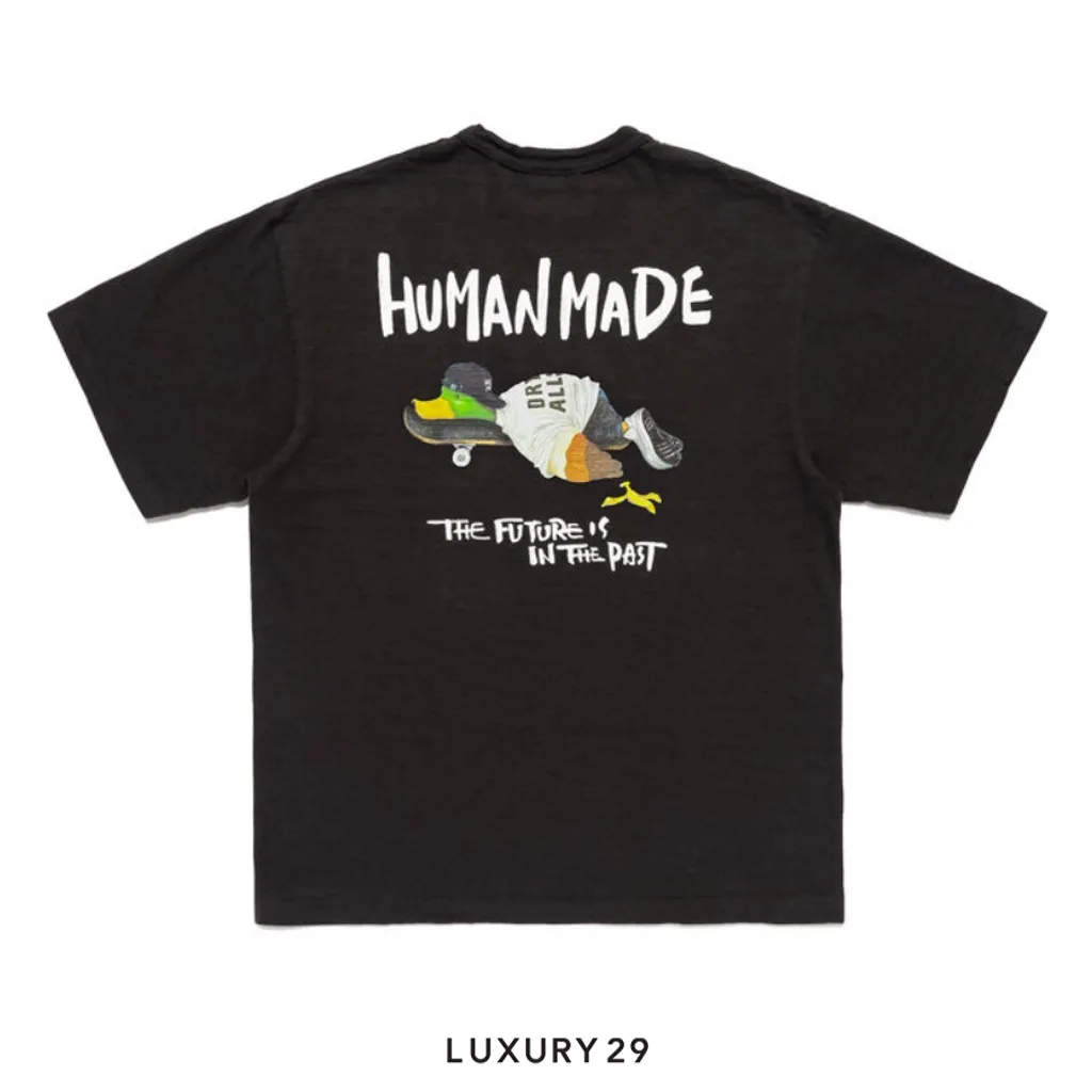 Human Made standard slub yarn T-shirt Black(S, Black)