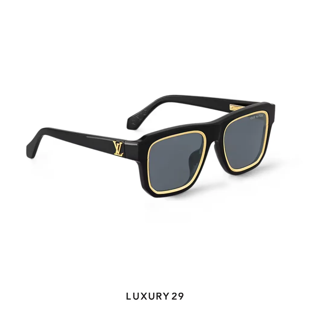 Louis Vuitton LV Legacy Square Large Sunglasses(Free Size, Black)