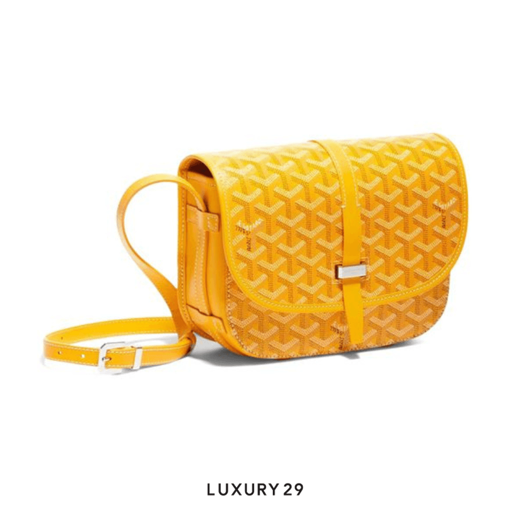 Yellow goyard messenger bag hot sale