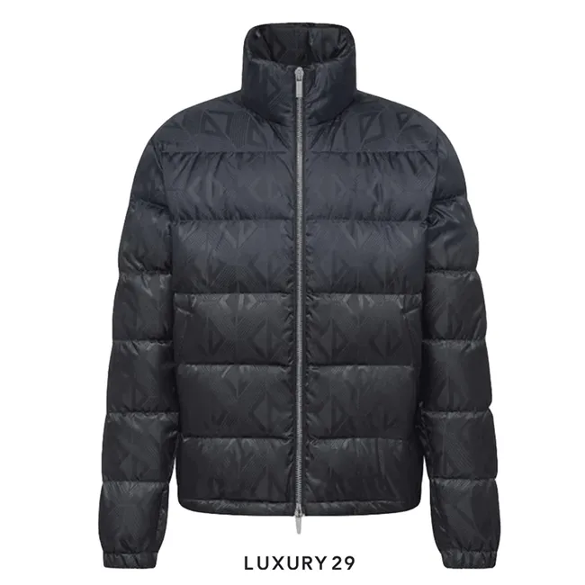 Dior Diamond Mirage Ski Capsule Down Jacket Black Technical Fabric