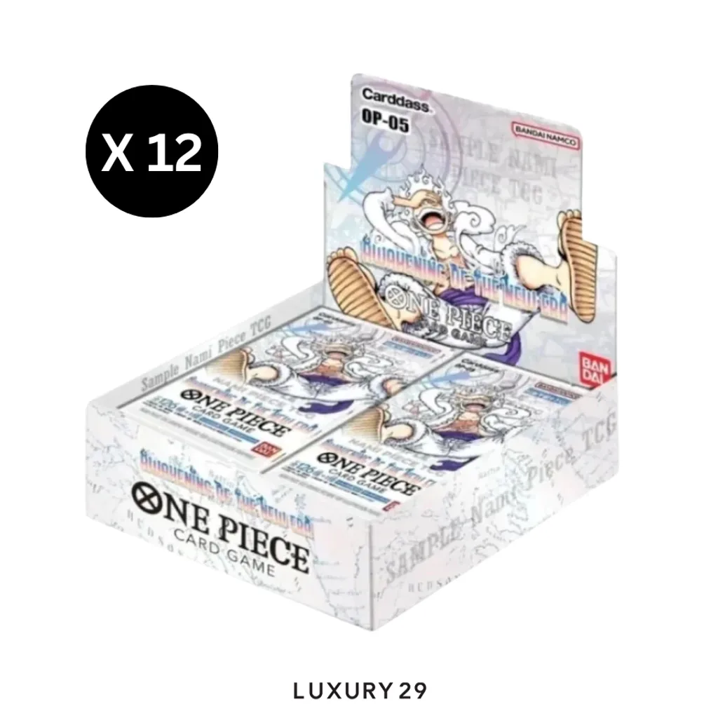 One Piece Awakening of the New Era Booster Box Case contains 12 Booster Boxes (OP05)(Small, White)