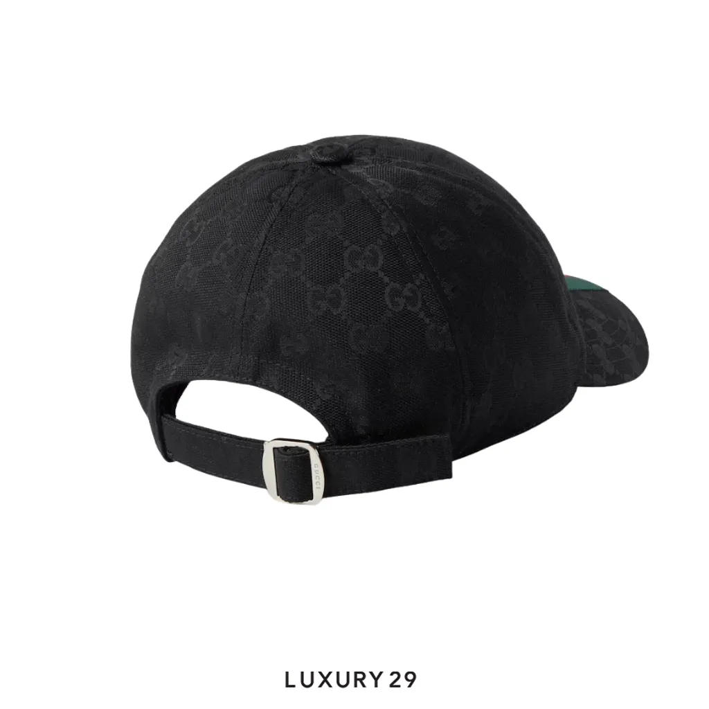 Gucci GG canvas baseball hat Black(M, Black)