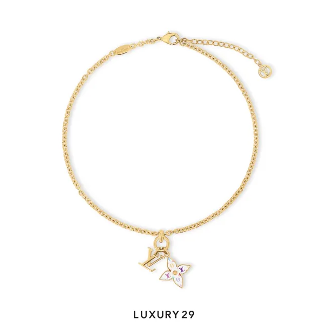 Louis Vuitton LV x TM - Monogram Multicolor Necklace Gold Metal