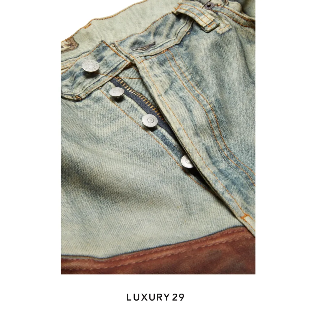 Acne Studio Super baggy fit trousers Jeans - 2023M Blue Brown(44, Brown)