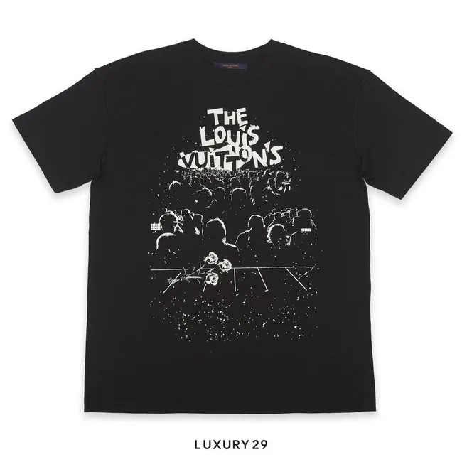 Louis Vuitton LV Concert Print T-Shirt Black