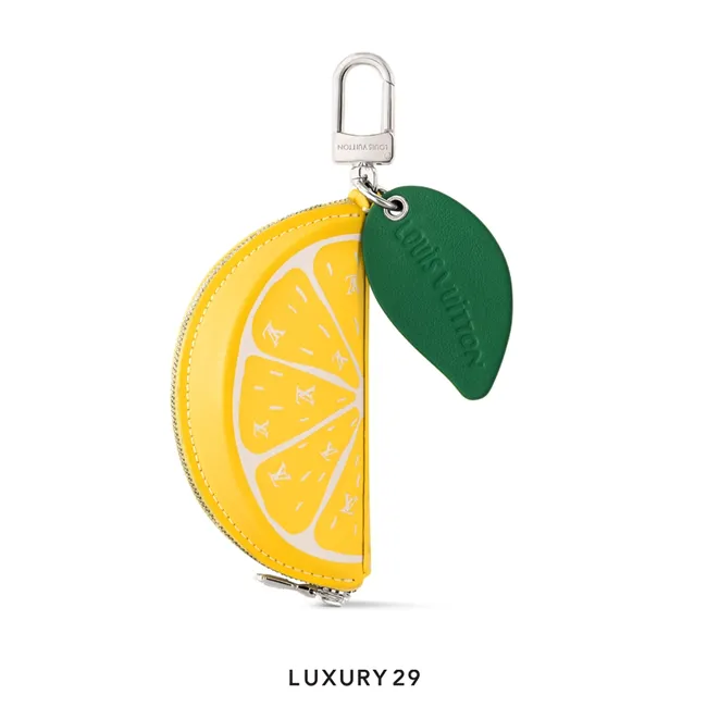 Louis Vuitton LV Lemon Bag Charm Yellow