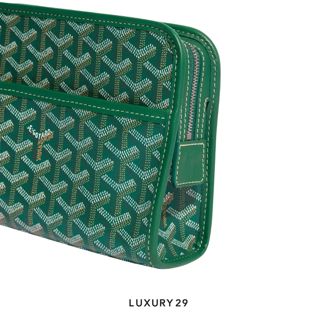 Goyard Jouvence PM Toiletry Bag Green(Small, Green)