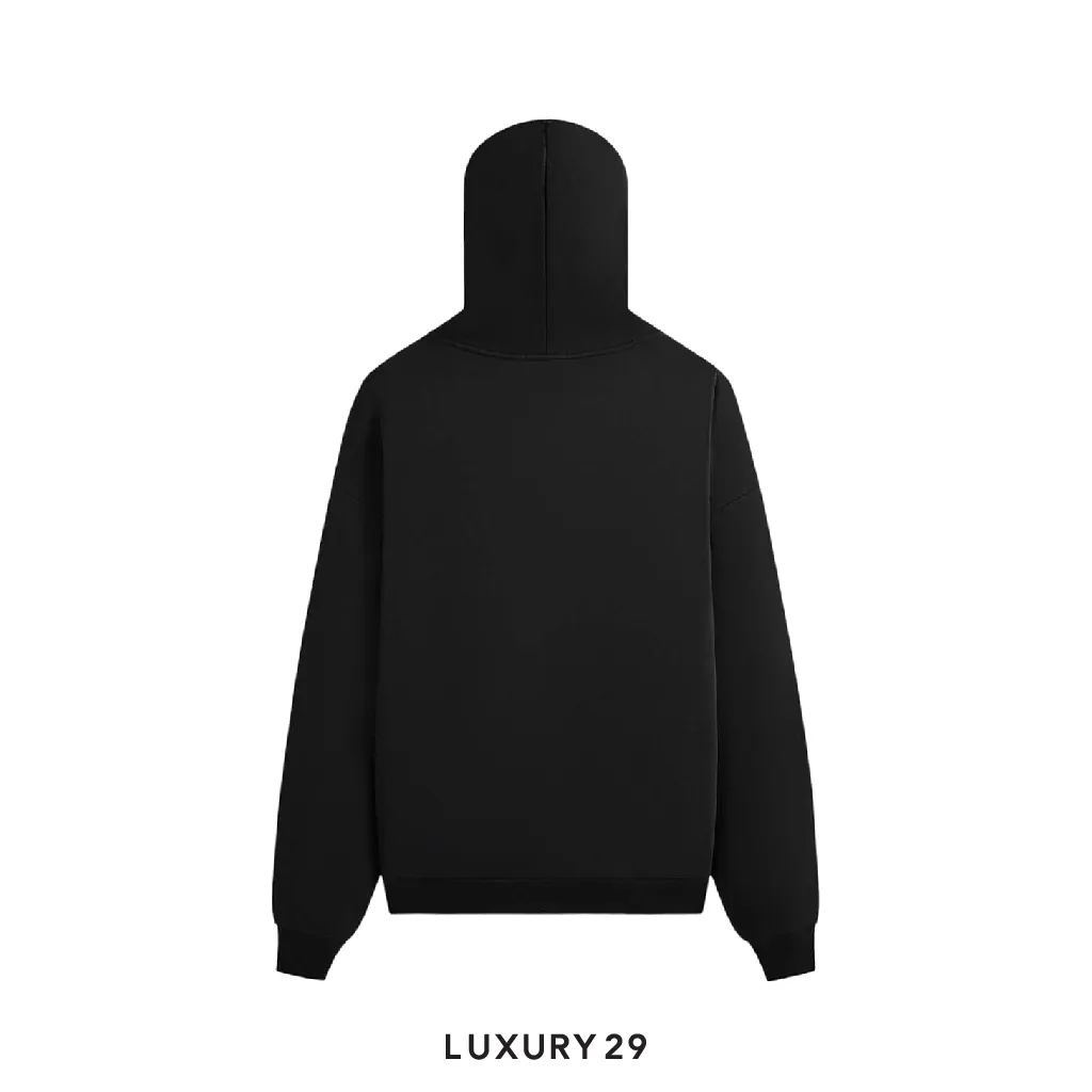 Kith x Batman Logo Vintage Nelson Hoodie Black(XS, Black)