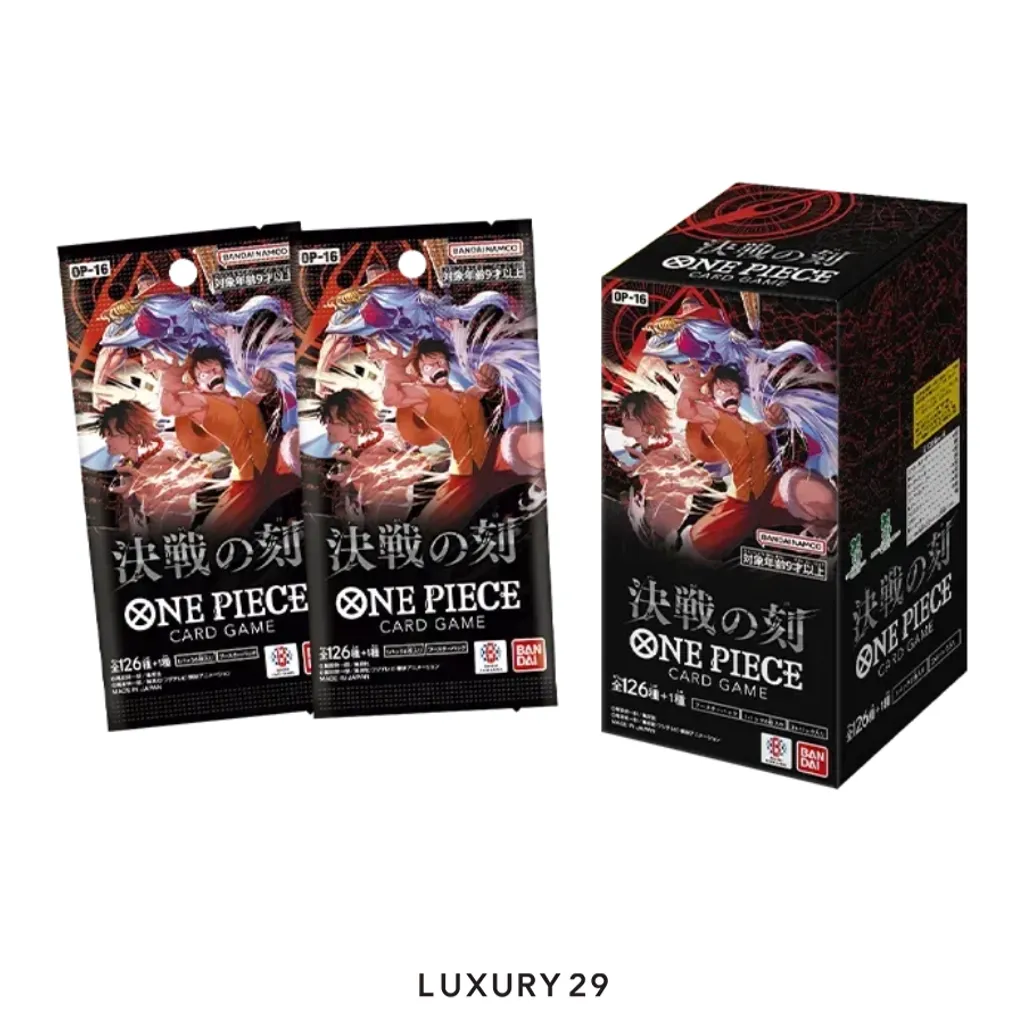 One Piece [OP-16] "The Time of Battle" Booster Pack (JP)(Small, Black)