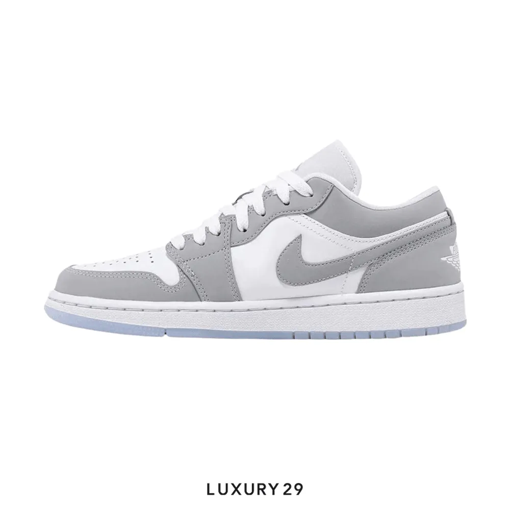 Nike Jordan 1 Low Wolf Grey (Women's)(W)(36, Grey)