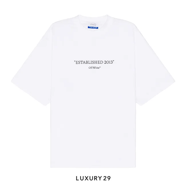 Off-White Cotton Est' 13 Tee