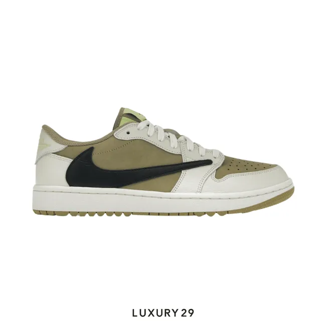 Nike Jordan 1 Retro Low Golf Travis Scott Neutral Olive (M)