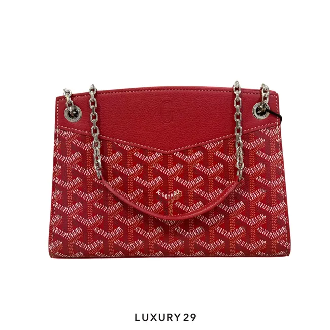 Goyard Rouette Structure Mini Bag Red