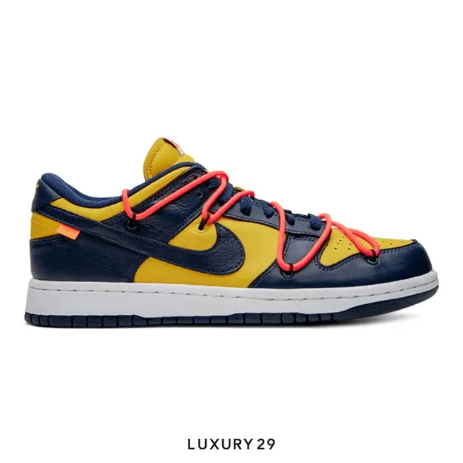 Nike Dunk Low Off-White University Gold (M)
