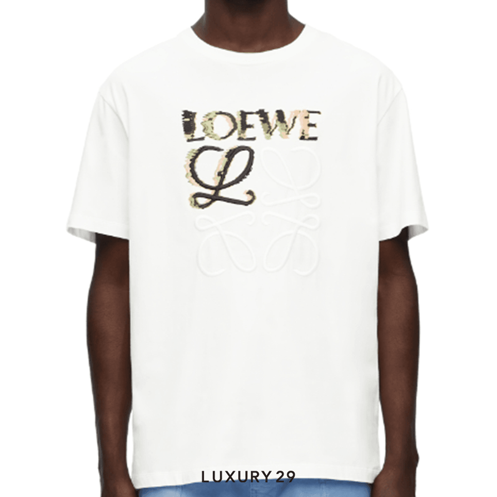 Loewe Relaxed fit T-shirt in cotton White/Multicolor(M, White)