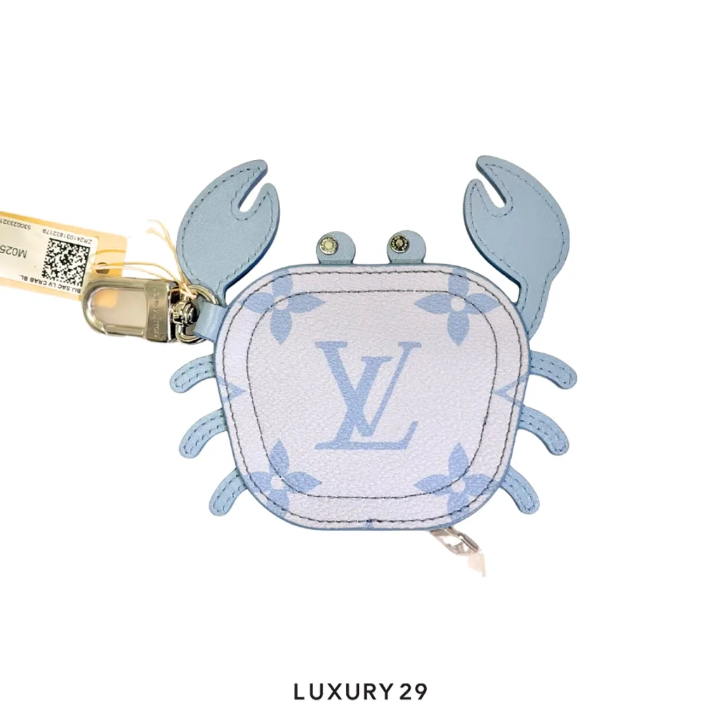 Louis Vuitton LV Crab Bag Charm Blue(Mini, Blue)