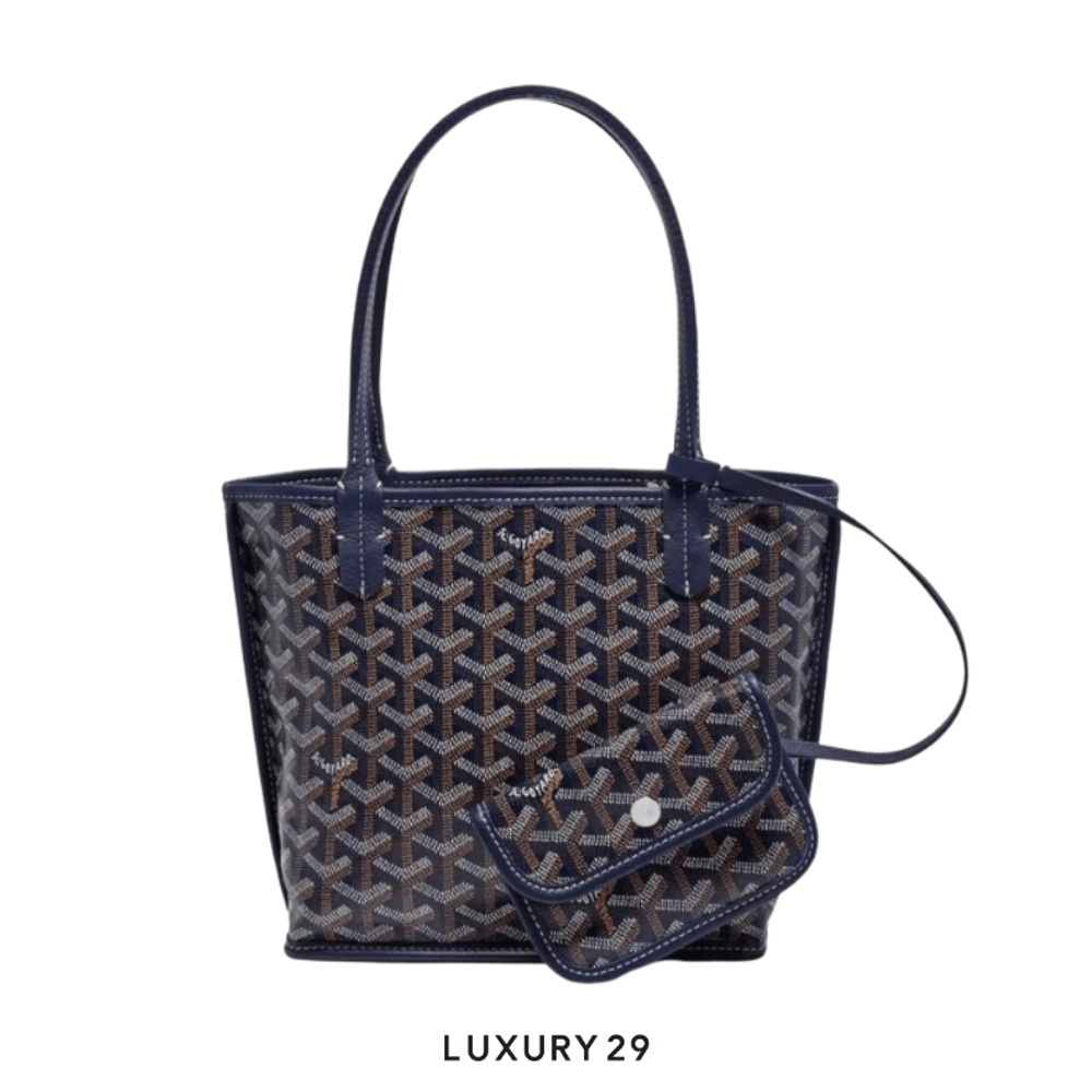 Goyard Anjou Mini Bag Navy Blue(Mini, Blue)