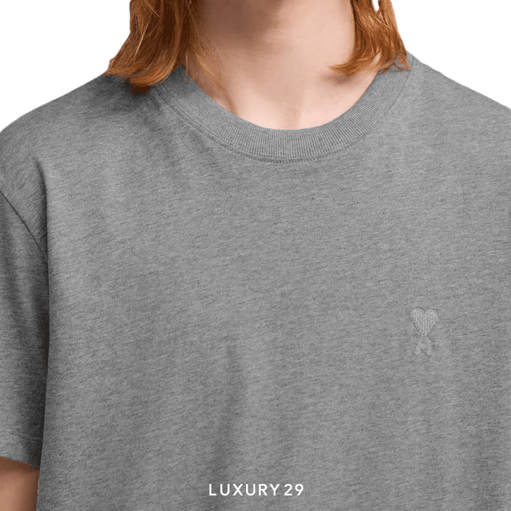 AMI DE COEUR T-SHIRT HEATHER GREY(M, Grey)