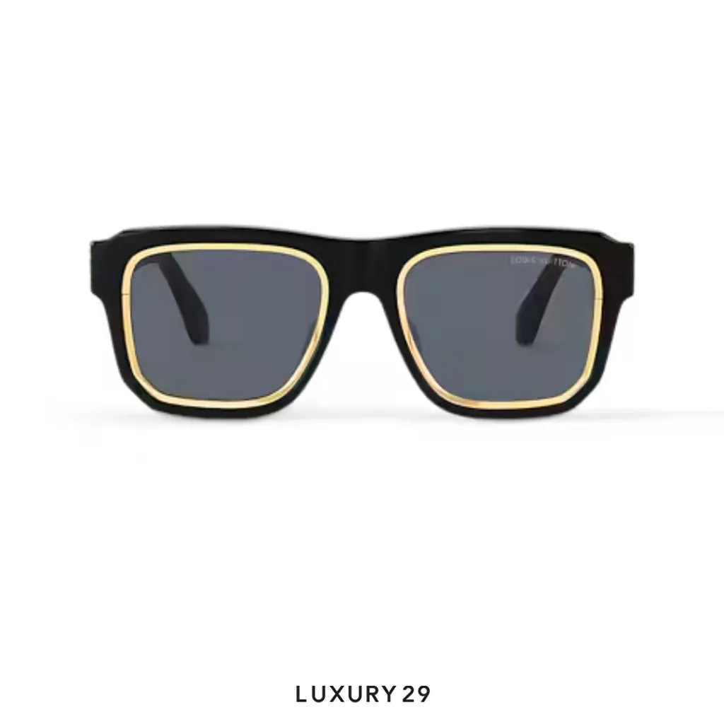 Louis Vuitton LV Legacy Square Large Sunglasses(Free Size, Black)